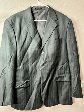 Vinci Men's Blazer Gray Size 42L Like New